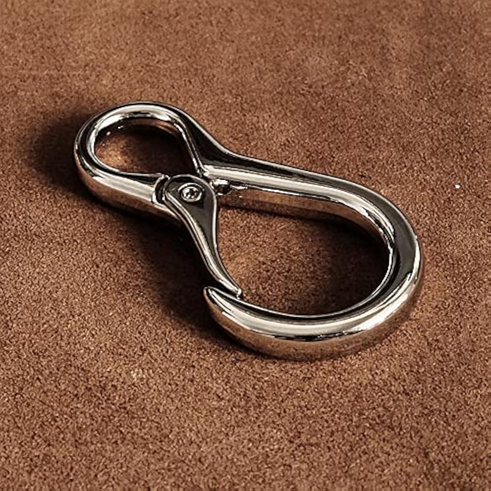 Amazon.co.jp: [BRASS STORE] シルバー カラビナ キーホルダー